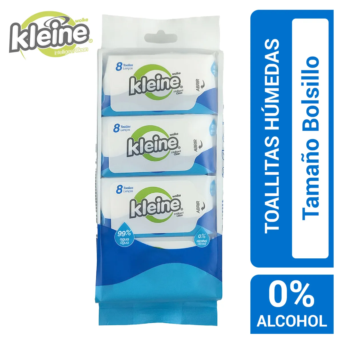 KLEINE WOLKE - Toallitas Húmedas Desinfectantes Kleine Wolke 64 Unidades