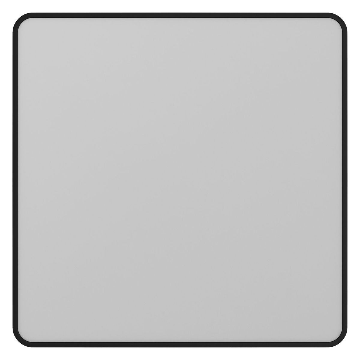 SENSI DACQUA - Espejo Pared Forma Cuadrada 60x60 cm Negro KR812