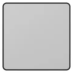 SENSI DACQUA - Espejo Baño Forma Cuadrada 60x60 cm Negro KR812
