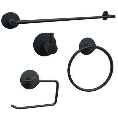 Set Accesorios Bao Autoadhesivos Negro