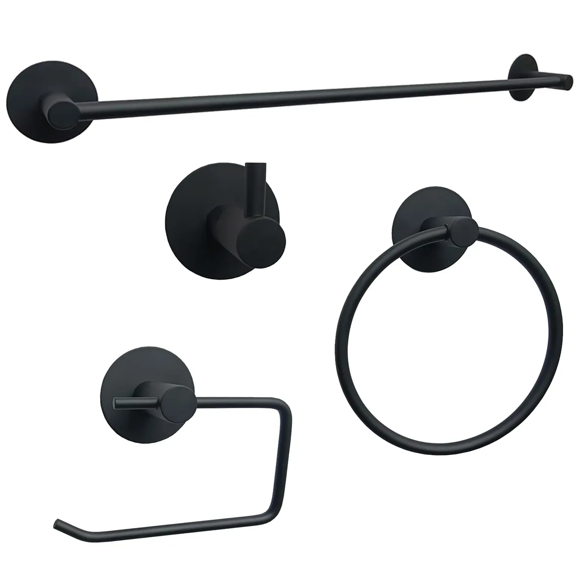 SENSI DACQUA - Set 4 Accesorios Baño Autoadhesivos