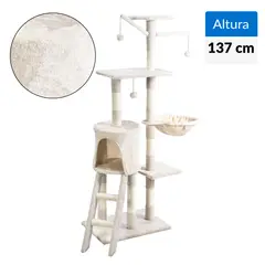 PETIZOOS - Gimnasio rascador para gatos 137cm