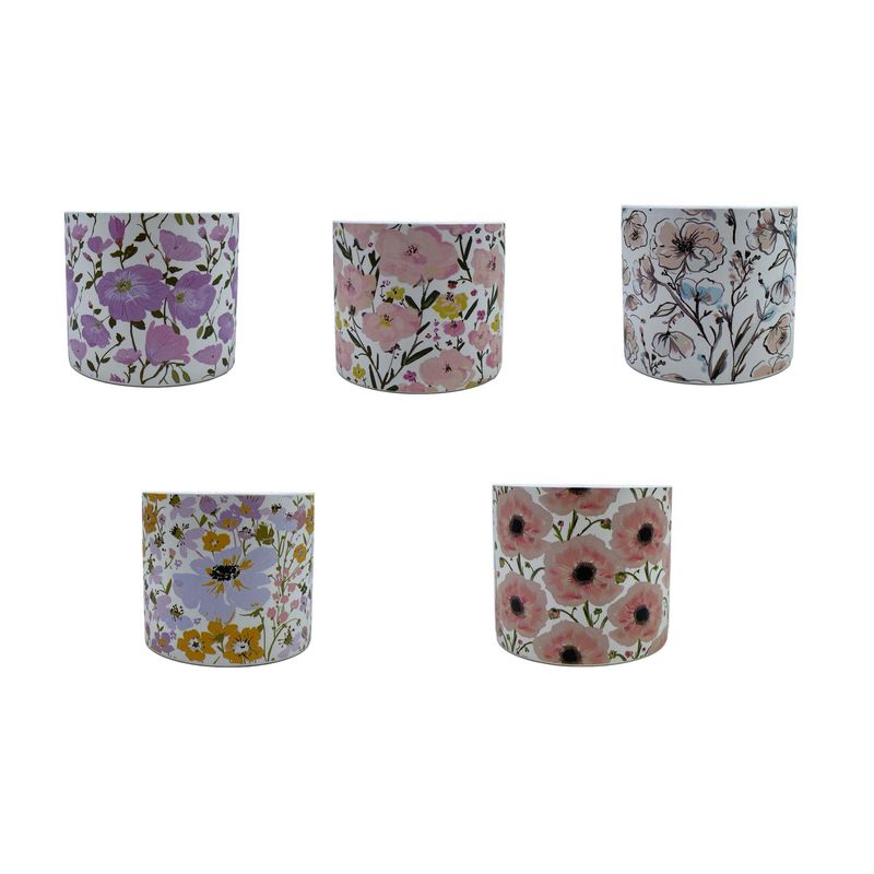 JUST HOME COLLECTION - Macetero Cerámica 1 unidad 13 cm Flores Surtidos
