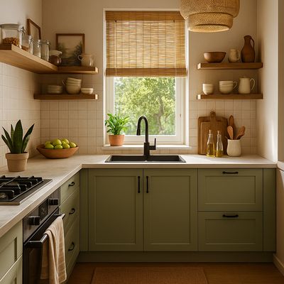 Imagen 2 del producto Cortina Enrollable 120x180 cm Caña color Natural