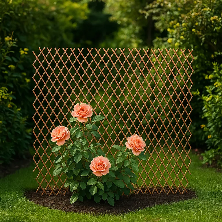 Enrejado Extensible 100X200 Cm Jardín Delimitador Espacios