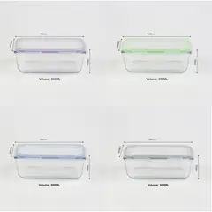 CASA BONITA - Contenedor Vidrio 800 ml Colores Surtidos