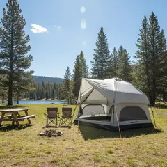 KLIMBER - Carpa armado automático 8 Personas Beige