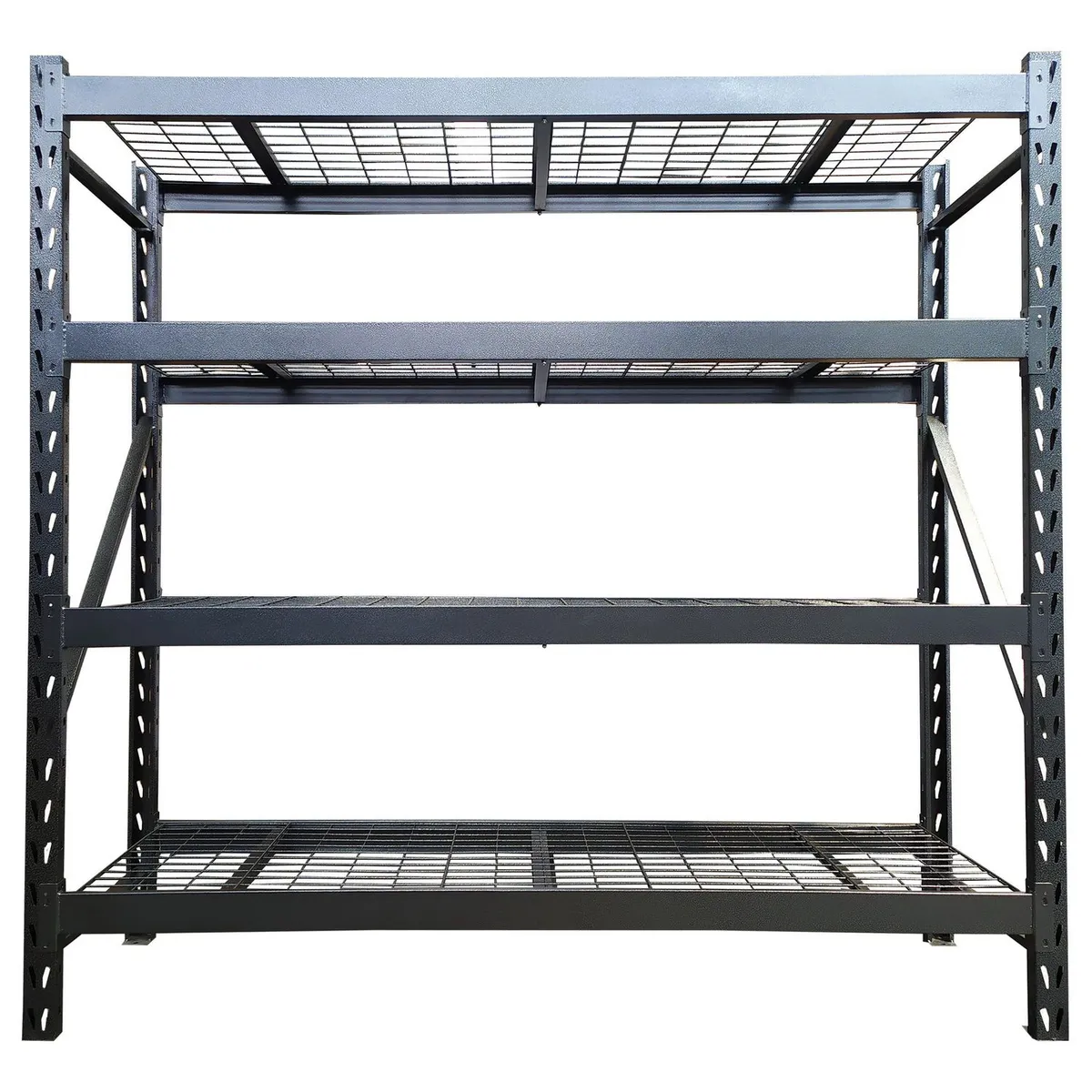 FIXSER - Estante Heavy Duty Acero 4 Nivel(es) 183x196x61 cm Plateado