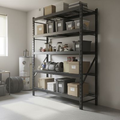 Imagen 2 del producto Estante Heavy Duty Acero 4 Nivel(es) 183x196x61 cm Plateado