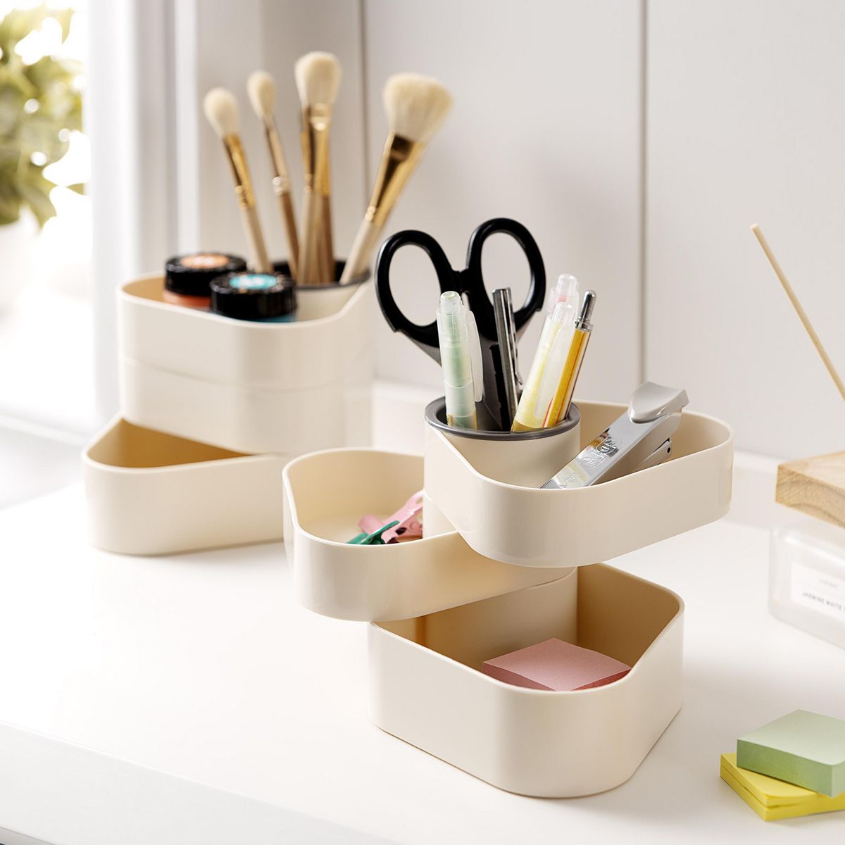 JUST HOME COLLECTION - Organizador Escritorio Tres Niveles Multifuncional