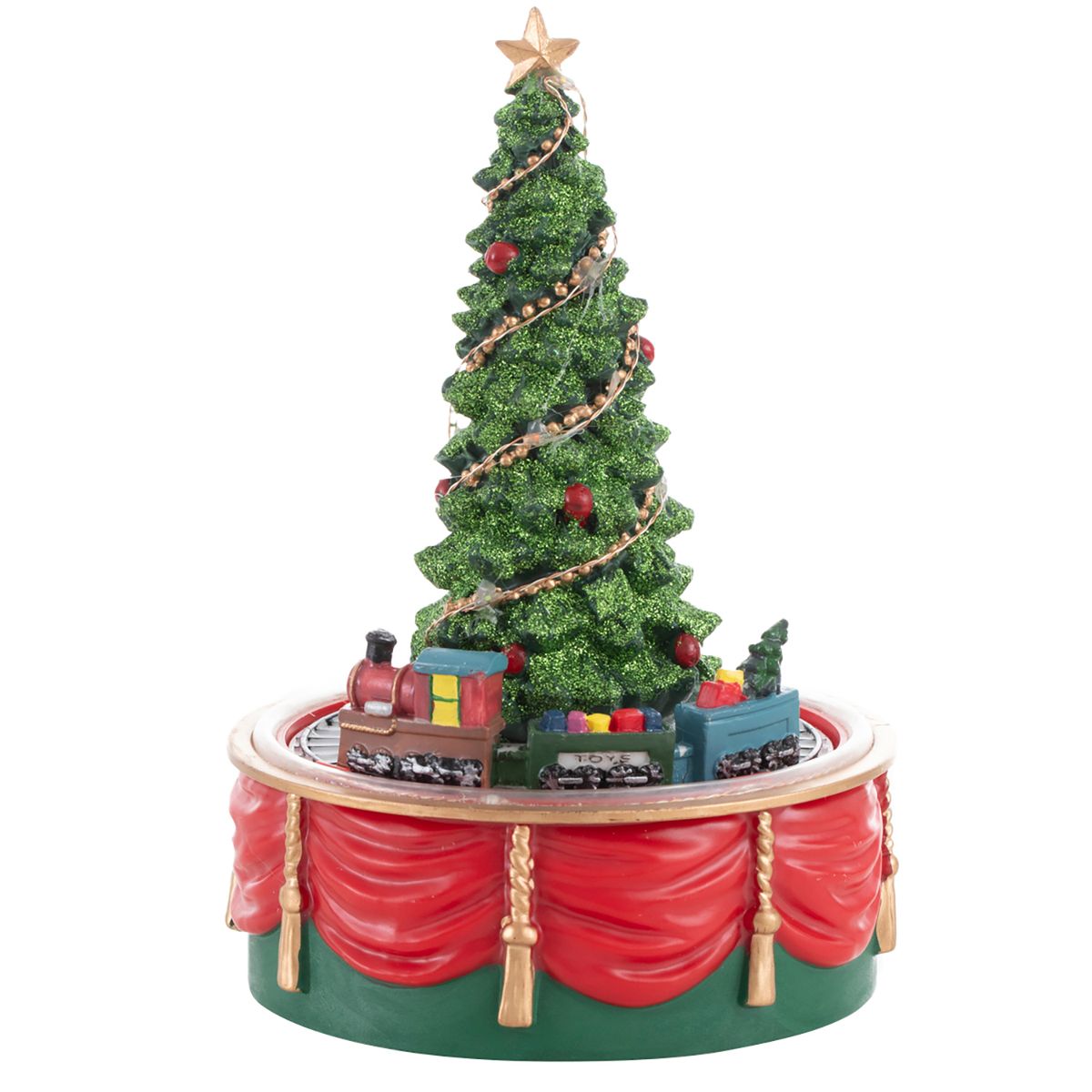 DEAR SANTA - Arbol con tren animado iluminado