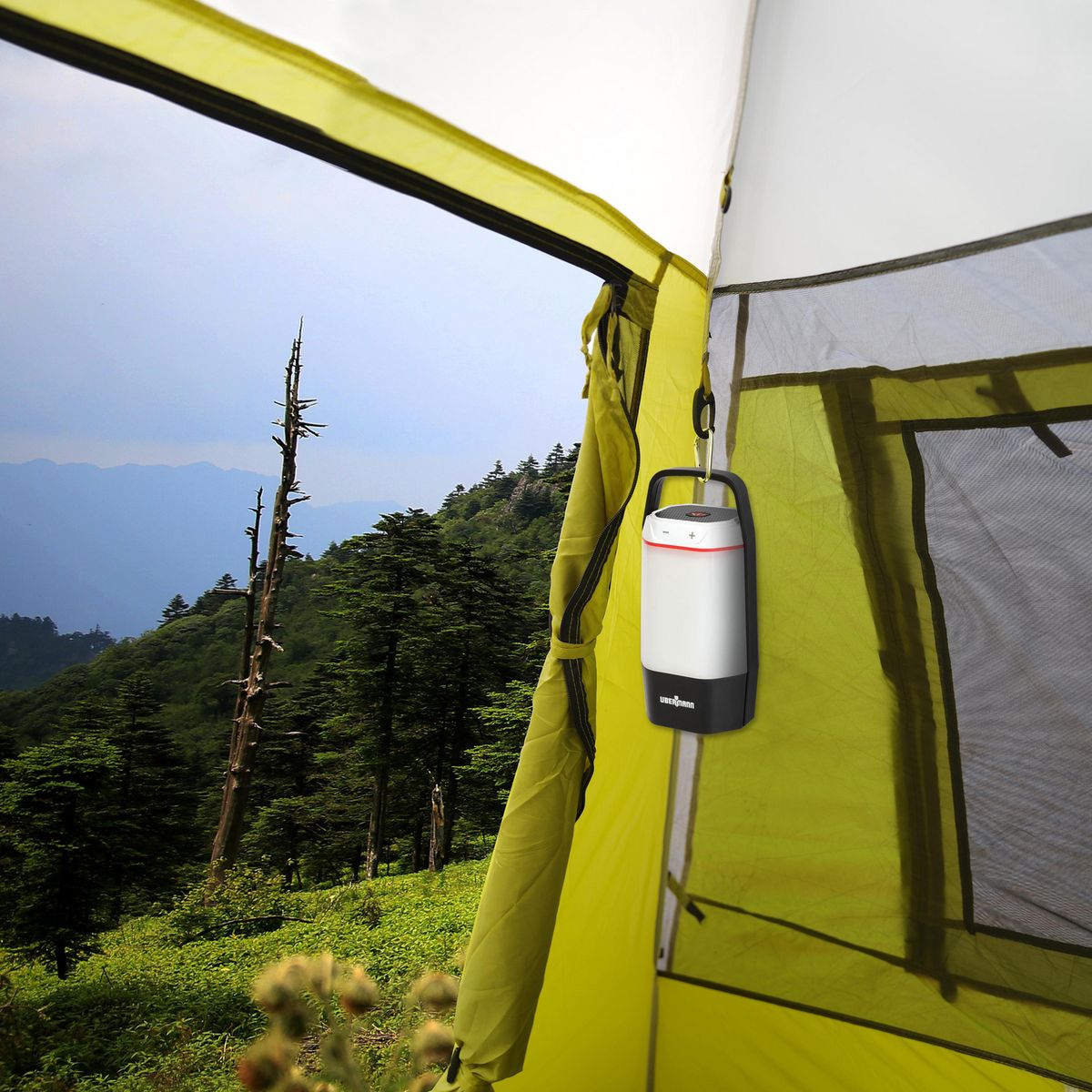 UBERMANN - Farol para camping recargable 800 lumenes