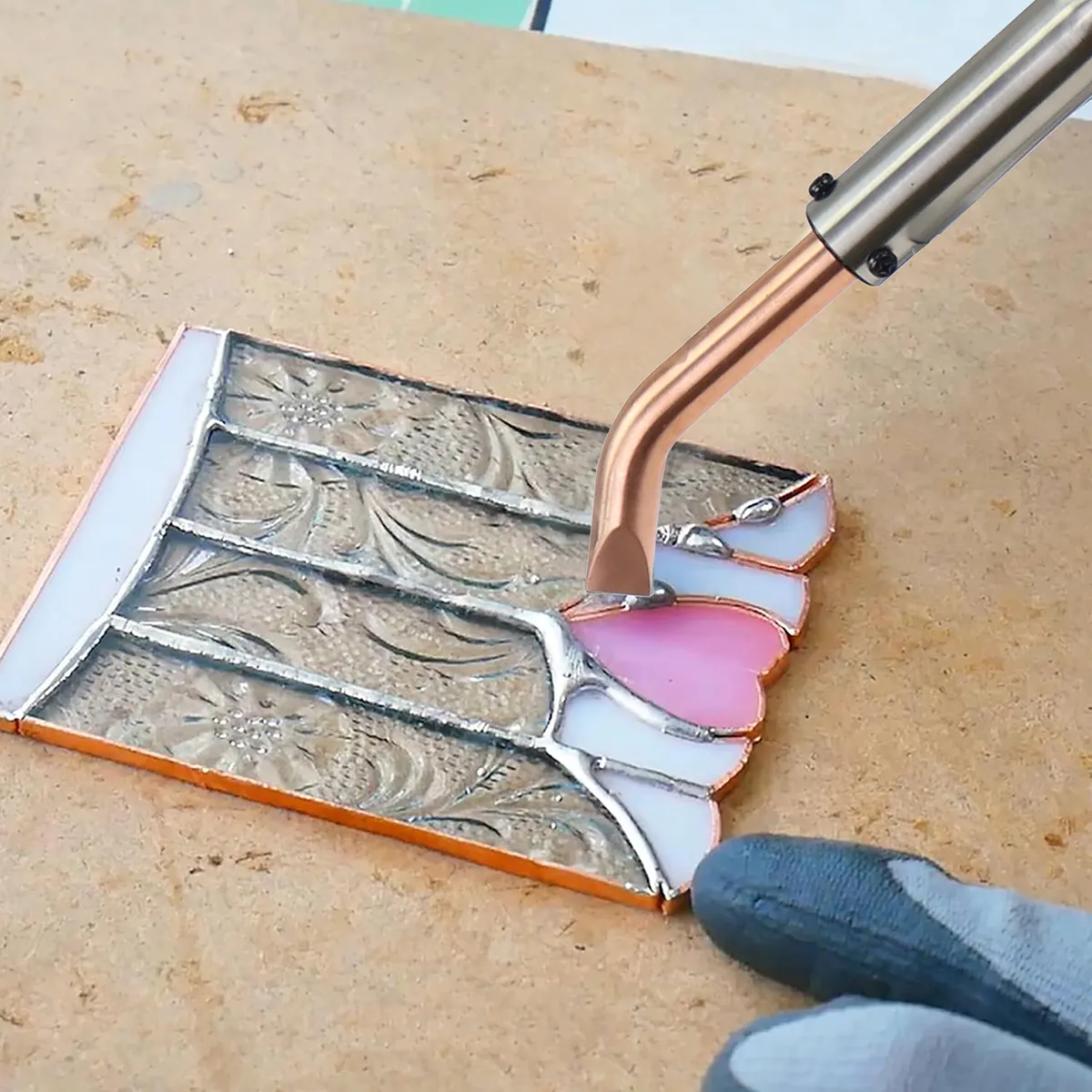 BAUKER - Cautin tipo hacha 200 W