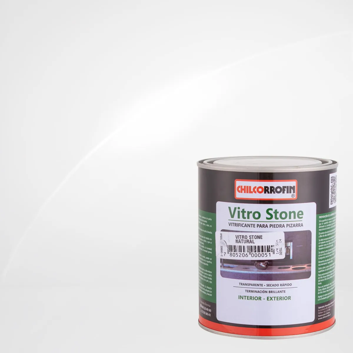 CHILCORROFIN - Barniz Vitrificante Brillante 0.25 galón(es) Natural