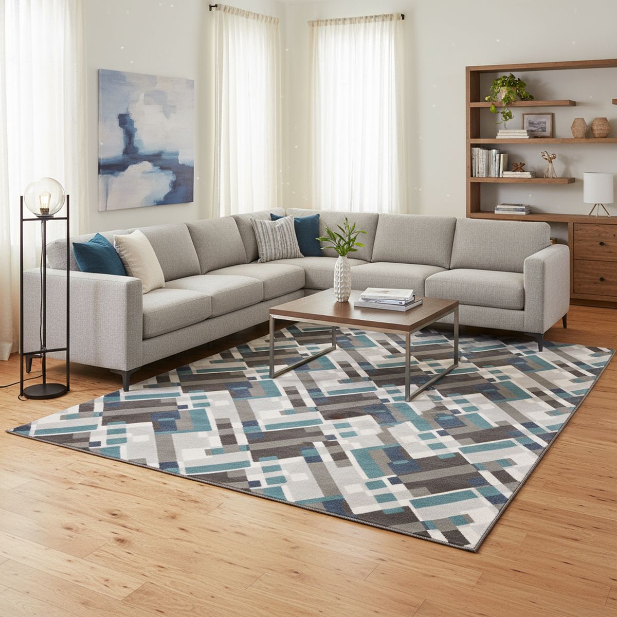 JUST HOME COLLECTION - Alfombra Floyd 160x235 cm Multicolor