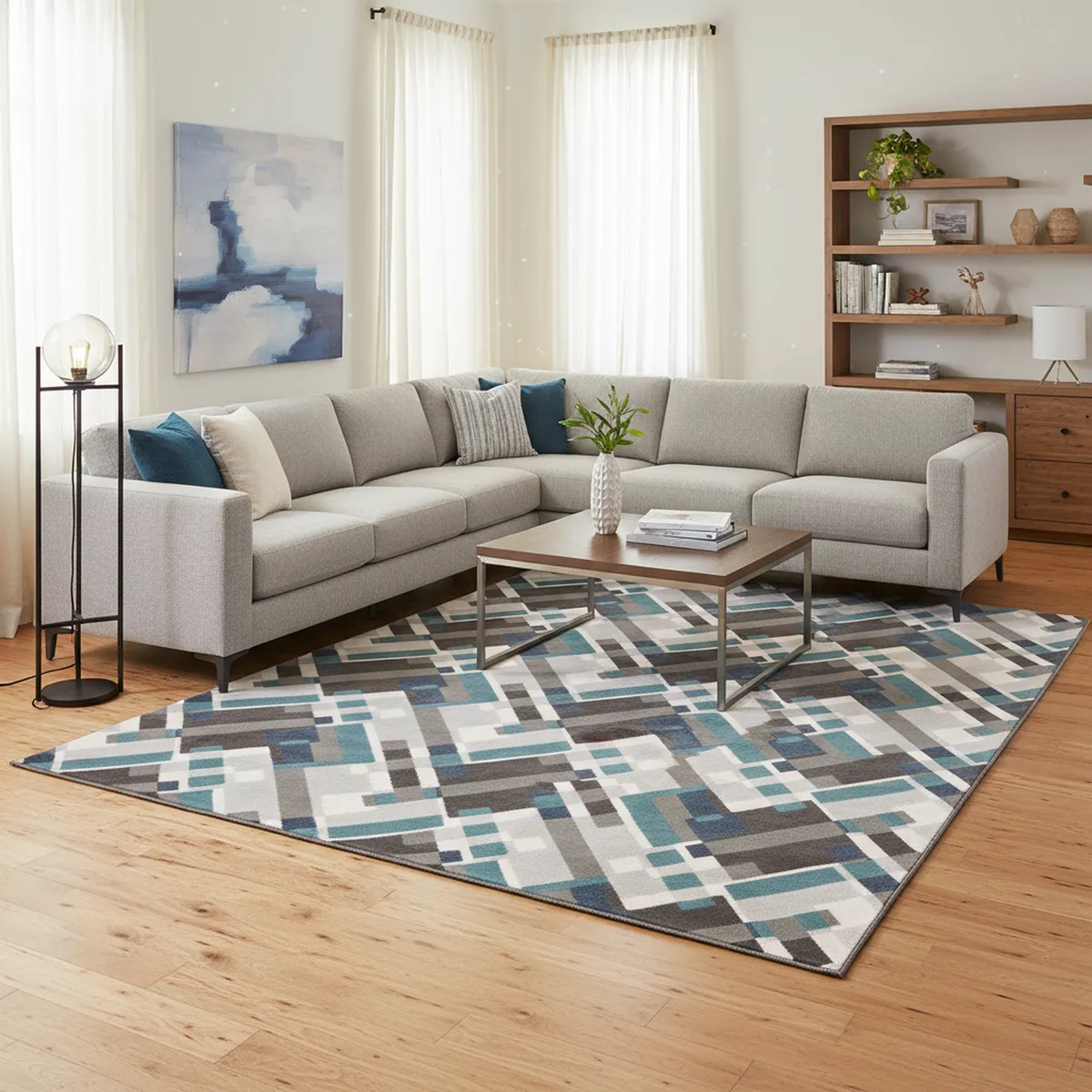 JUST HOME COLLECTION - Alfombra Floyd 160x235 cm Polipropileno Multicolor