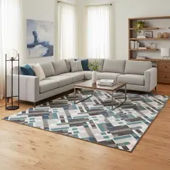 JUST HOME COLLECTION - Alfombra Floyd 160x235 cm Polipropileno Multicolor