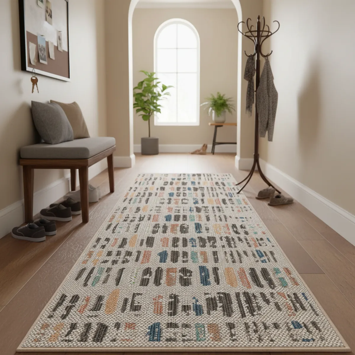 JUST HOME COLLECTION - Alfombra Pasillo Aurora 57x200 cm Multicolor