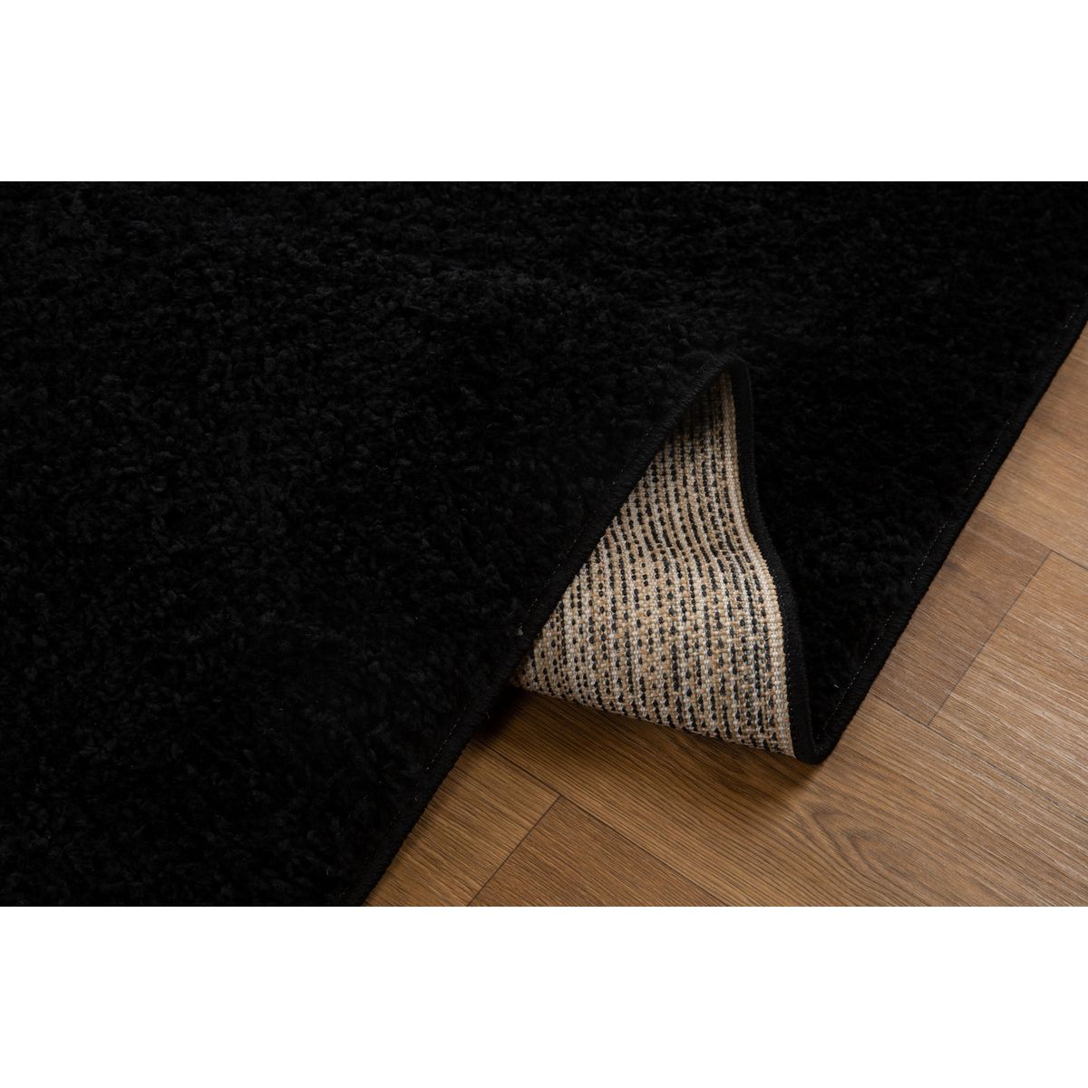JUST HOME COLLECTION - Alfombra Soft 160x235 cm Negro