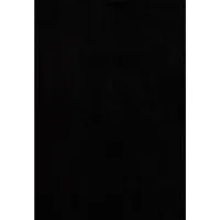 Alfombra Soft 200x285 cm Polipropileno Negro