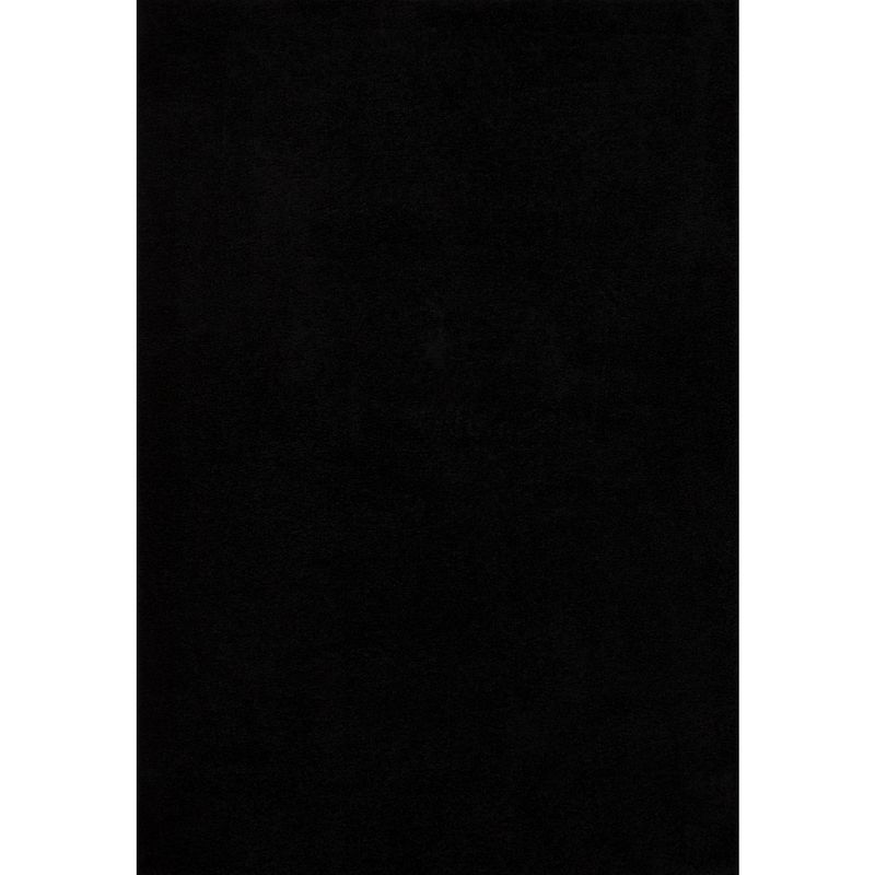 JUST HOME COLLECTION - Alfombra Grande Soft 200x285 cm  Negro