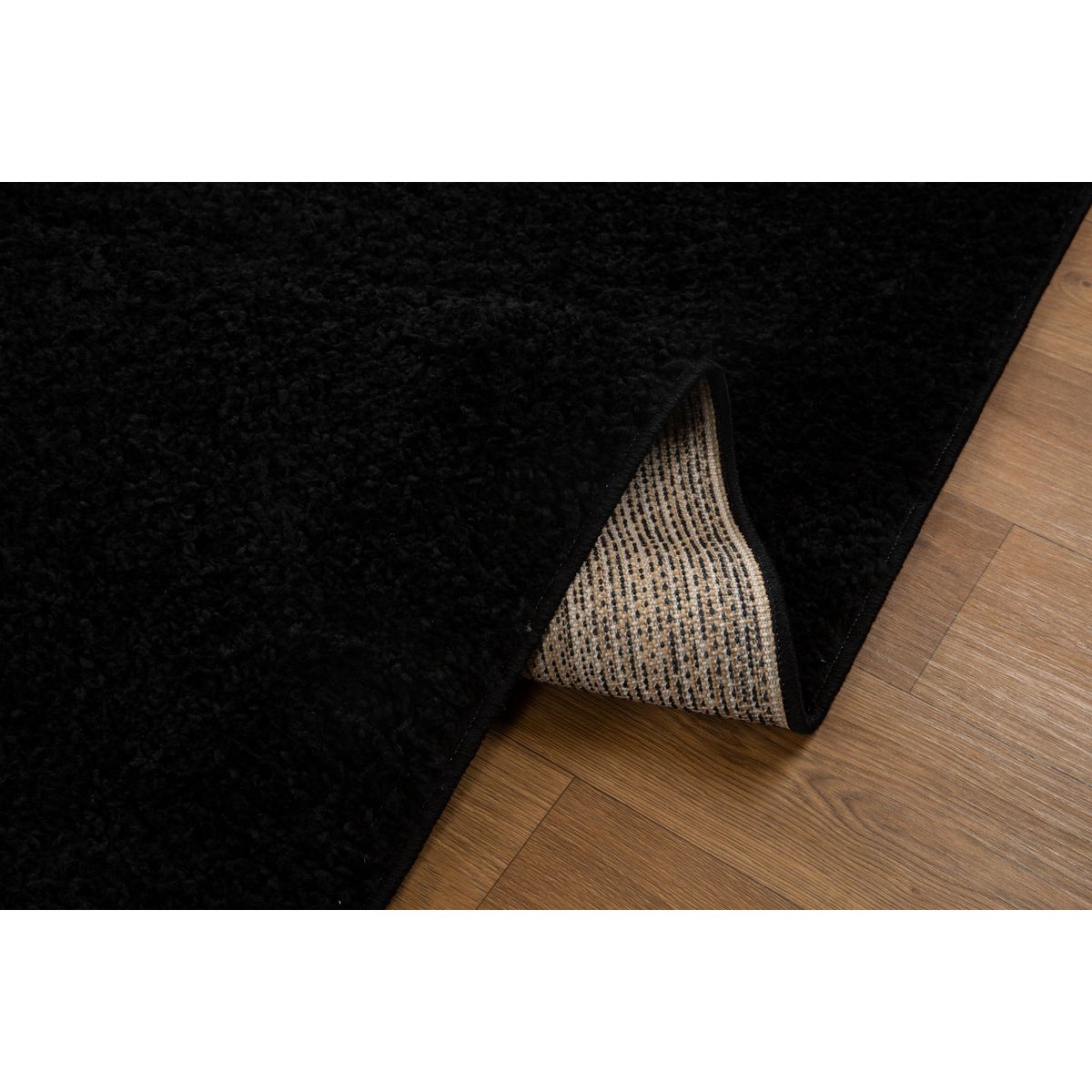 JUST HOME COLLECTION - Alfombra Grande Soft 200x285 cm Negro