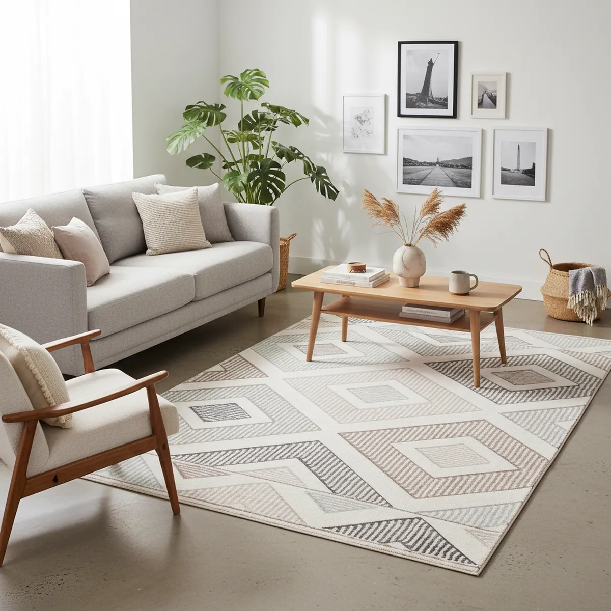 JUST HOME COLLECTION - Alfombra Grande Castro 200x285 cm Multicolor