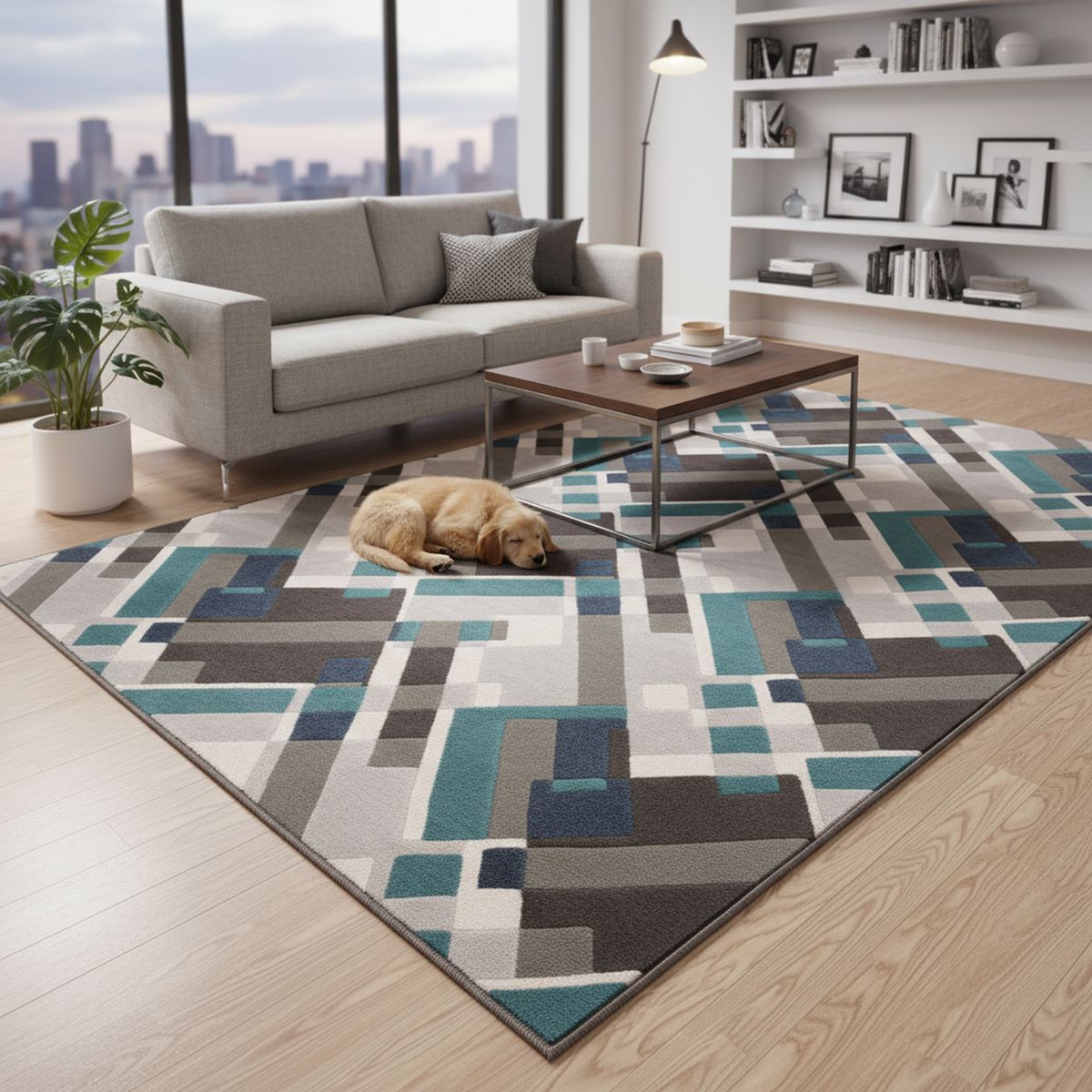 JUST HOME COLLECTION - Alfombra Floyd 200x285 cm Polipropileno Multicolor