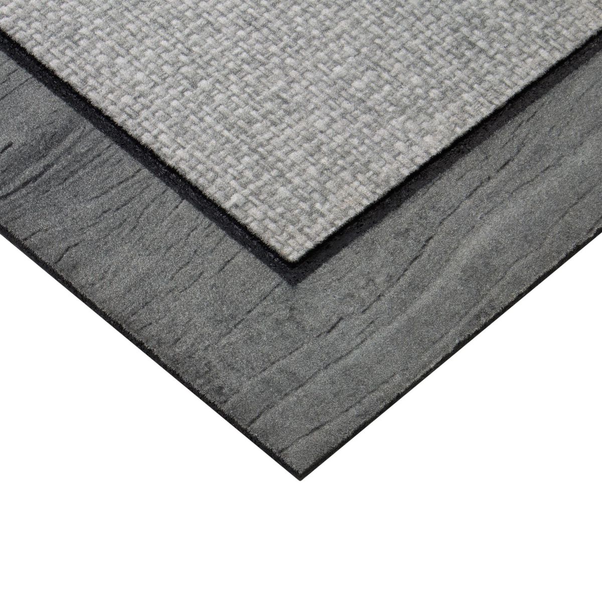 JUST HOME COLLECTION - Limpiapiés Welcome 40x96 cm Caucho Reciclado Gris