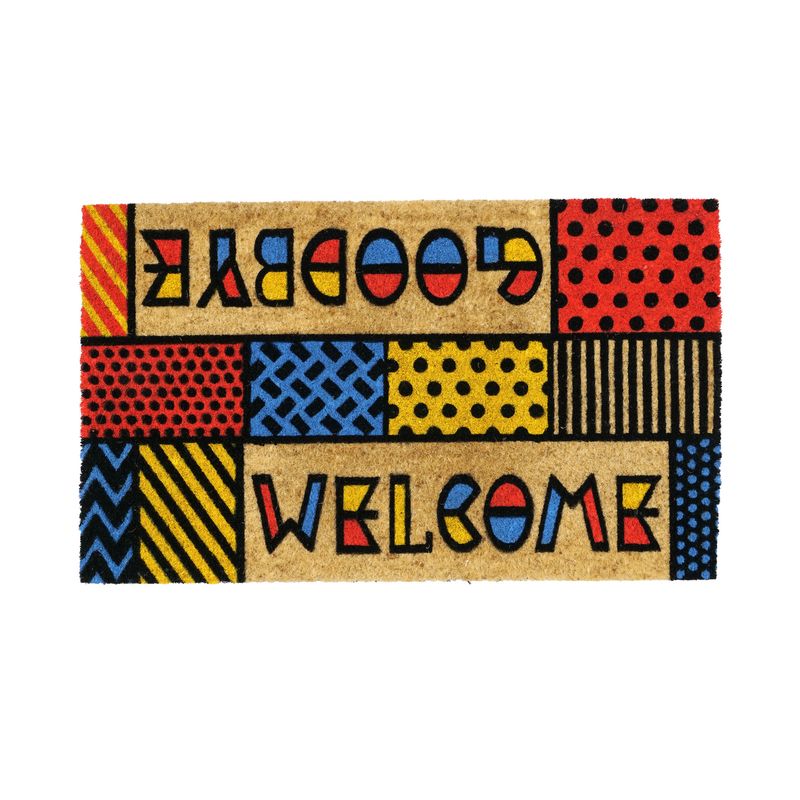 JUST HOME COLLECTION - Limpiapiés Welcome bye 45x75 cm Multicolor
