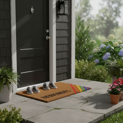 Imagen 2 del producto Limpiapies Rainbow 45x75 cm PVC Multicolor