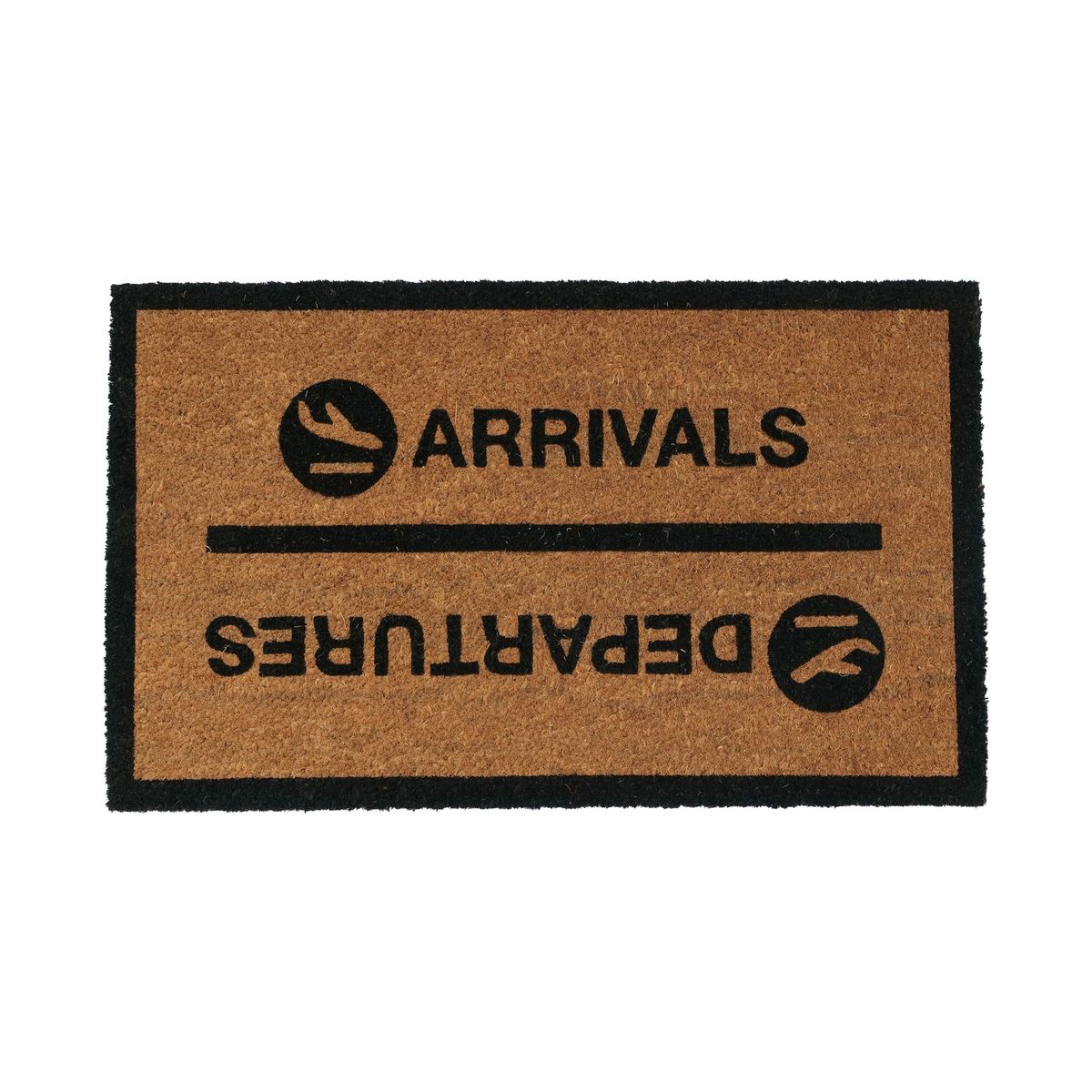 JUST HOME COLLECTION - Limpiapiés Arrivals 45x75 cm Café