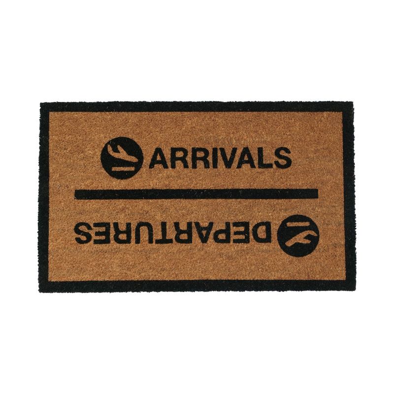 JUST HOME COLLECTION - Limpiapiés Arrivals 45x75 cm  Café