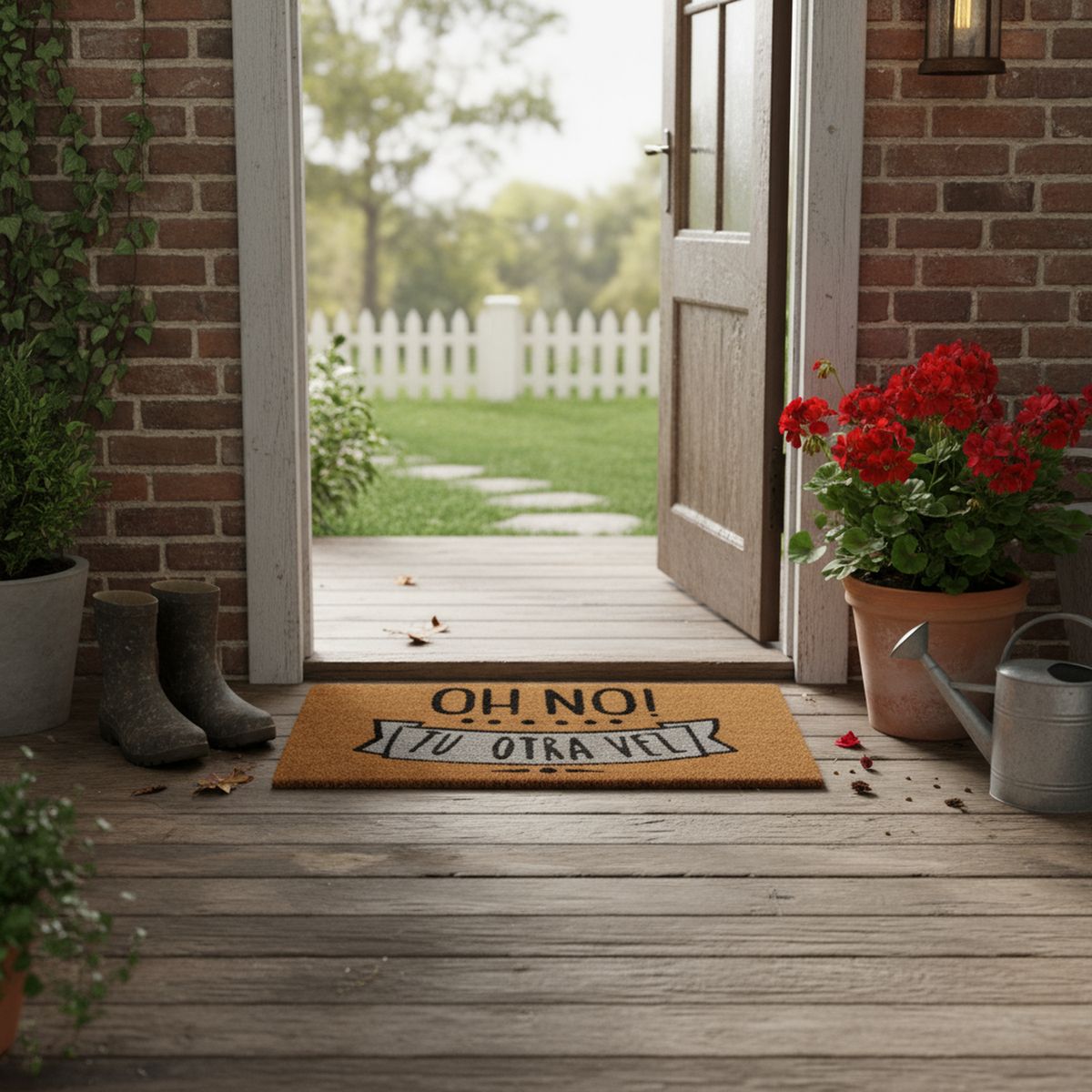 JUST HOME COLLECTION - Limpiapiés Otra Vez 45x75 cm Coco Café