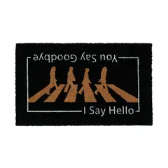 JUST HOME COLLECTION - Limpiapies Say hello 45x75 cm PVC Multicolor