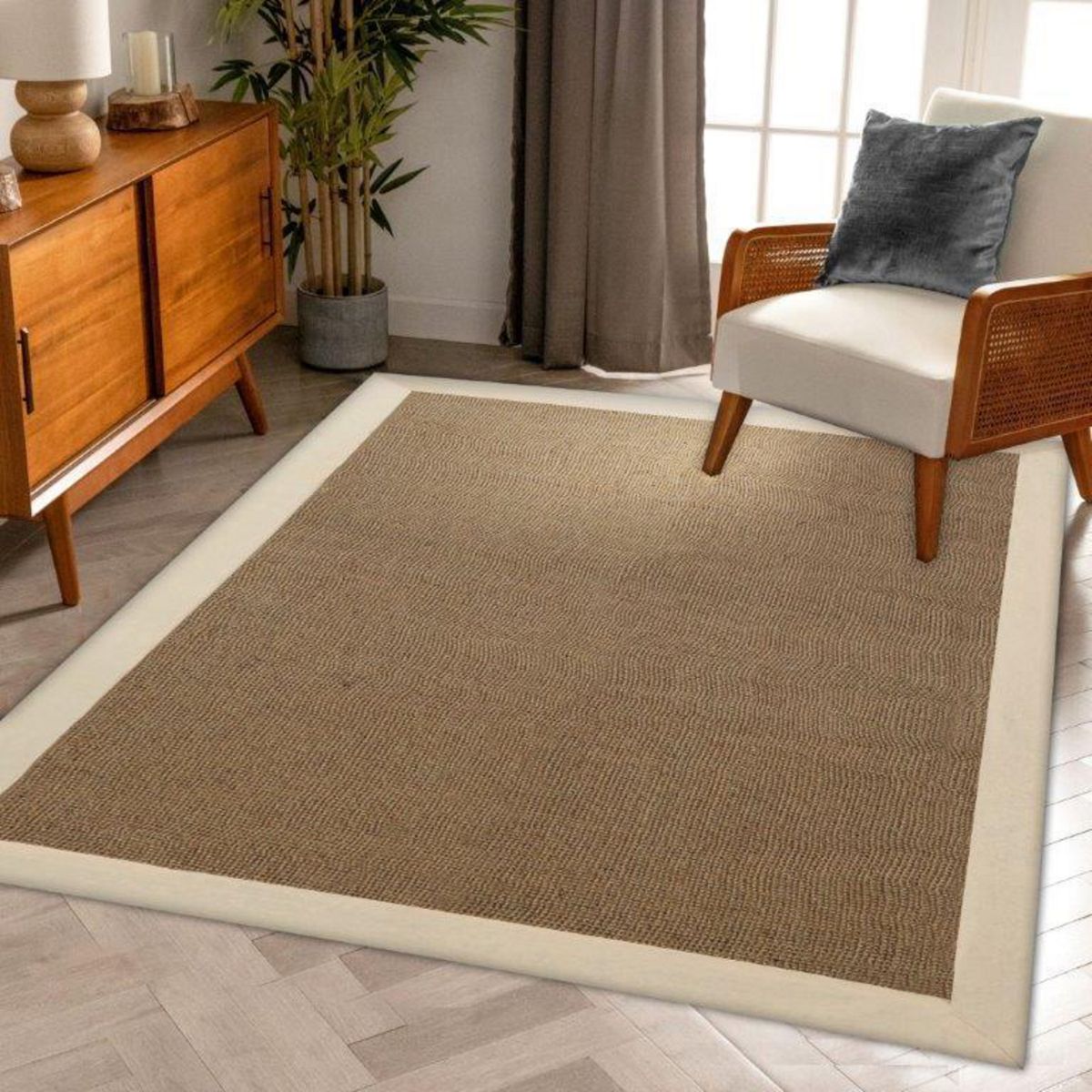 JUST HOME COLLECTION - Alfombra Grande Yute 200x290 cm Yute Natural