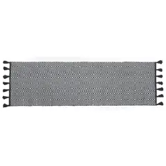 JUST HOME COLLECTION - Camino Algodón 60x200 cm Blanco/Gris
