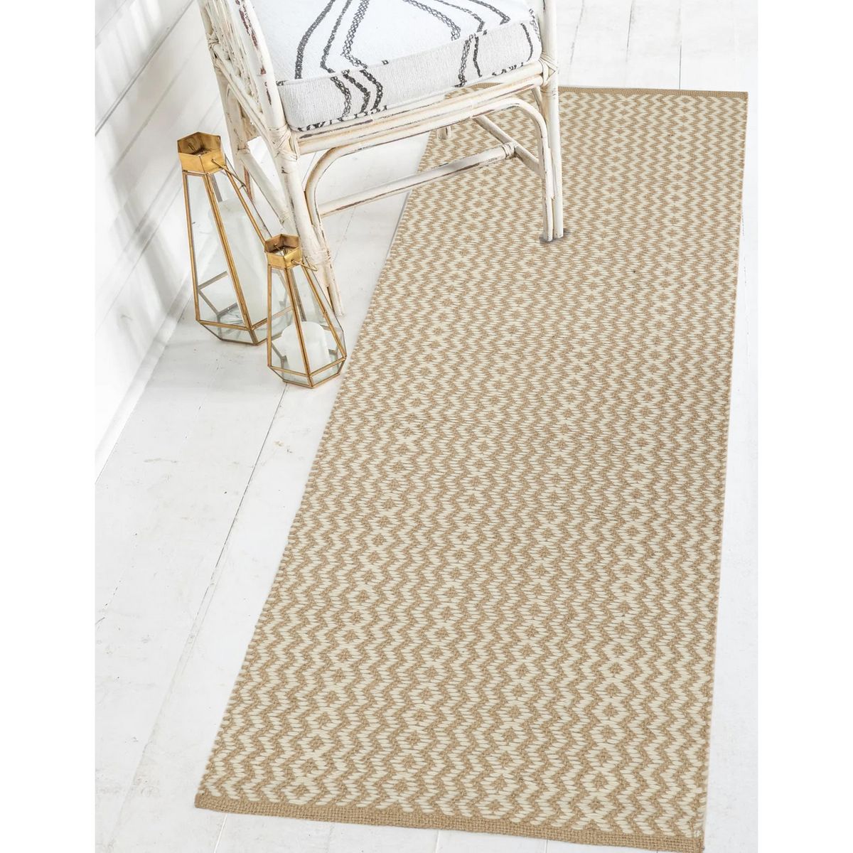 JUST HOME COLLECTION - Alfombra Pasillo Yute 60x200 cm Natural