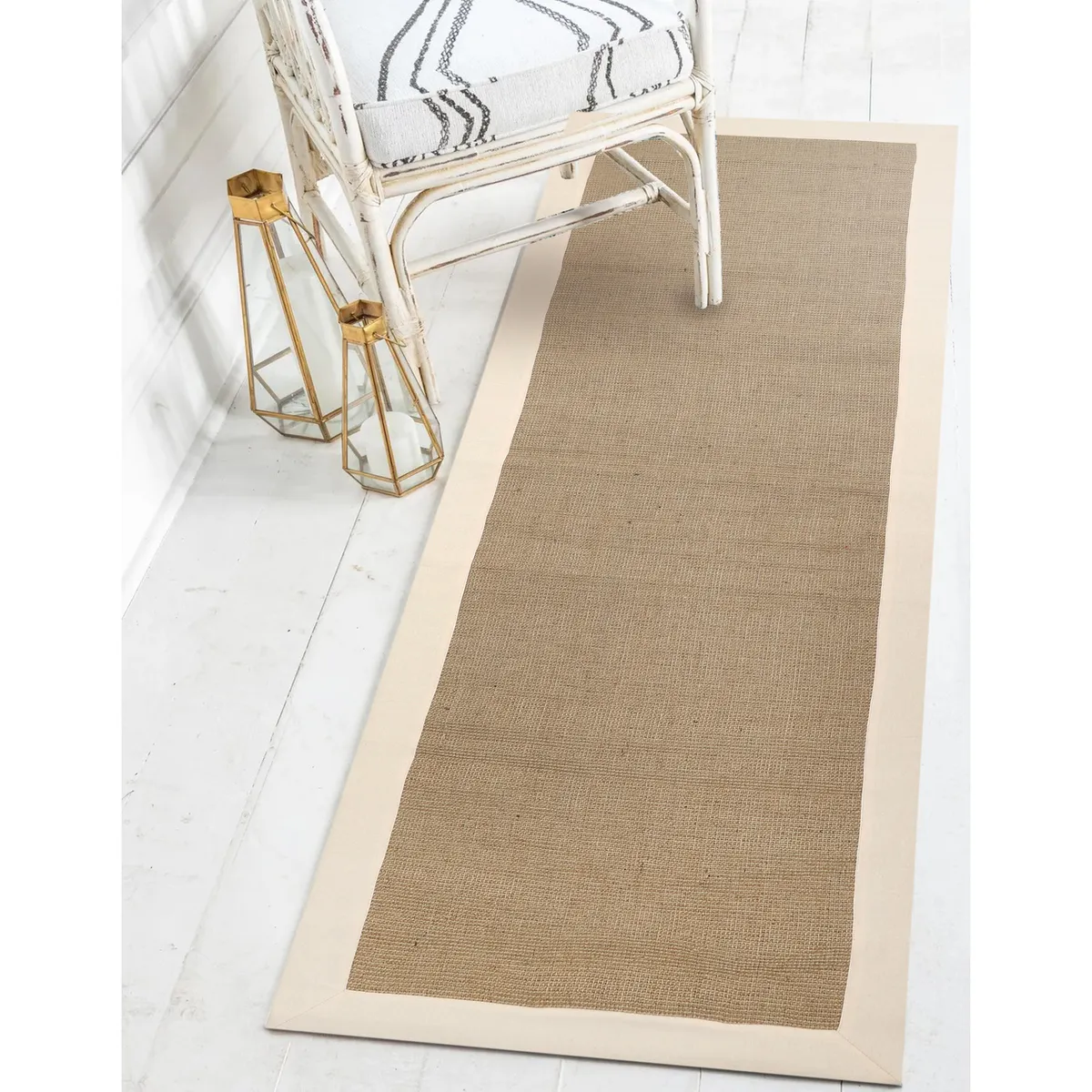 JUST HOME COLLECTION - Alfombra Pasillo Yute 60x200 cm Natural
