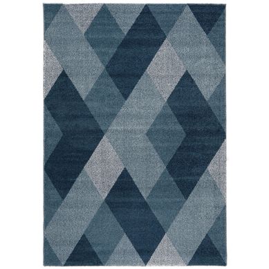Alfombra Elle geo 160x230 cm Azul