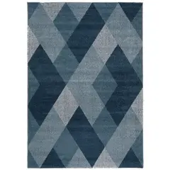 JUST HOME COLLECTION - Alfombra Elle geo 160x230 cm Azul