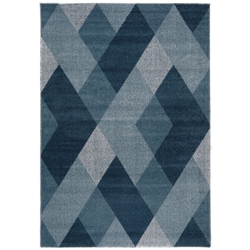 JUST HOME COLLECTION - Alfombra Elle geo 120x170 cm Azul