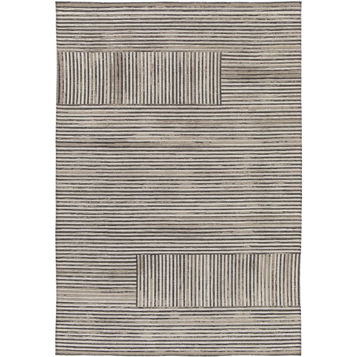 JUST HOME COLLECTION - Alfombra Groove Weave 120x170 cm Plástico Café
