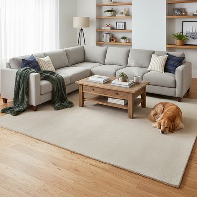 Imagen 2 del producto Alfombra Reno 200x290 cm Plástico Beige