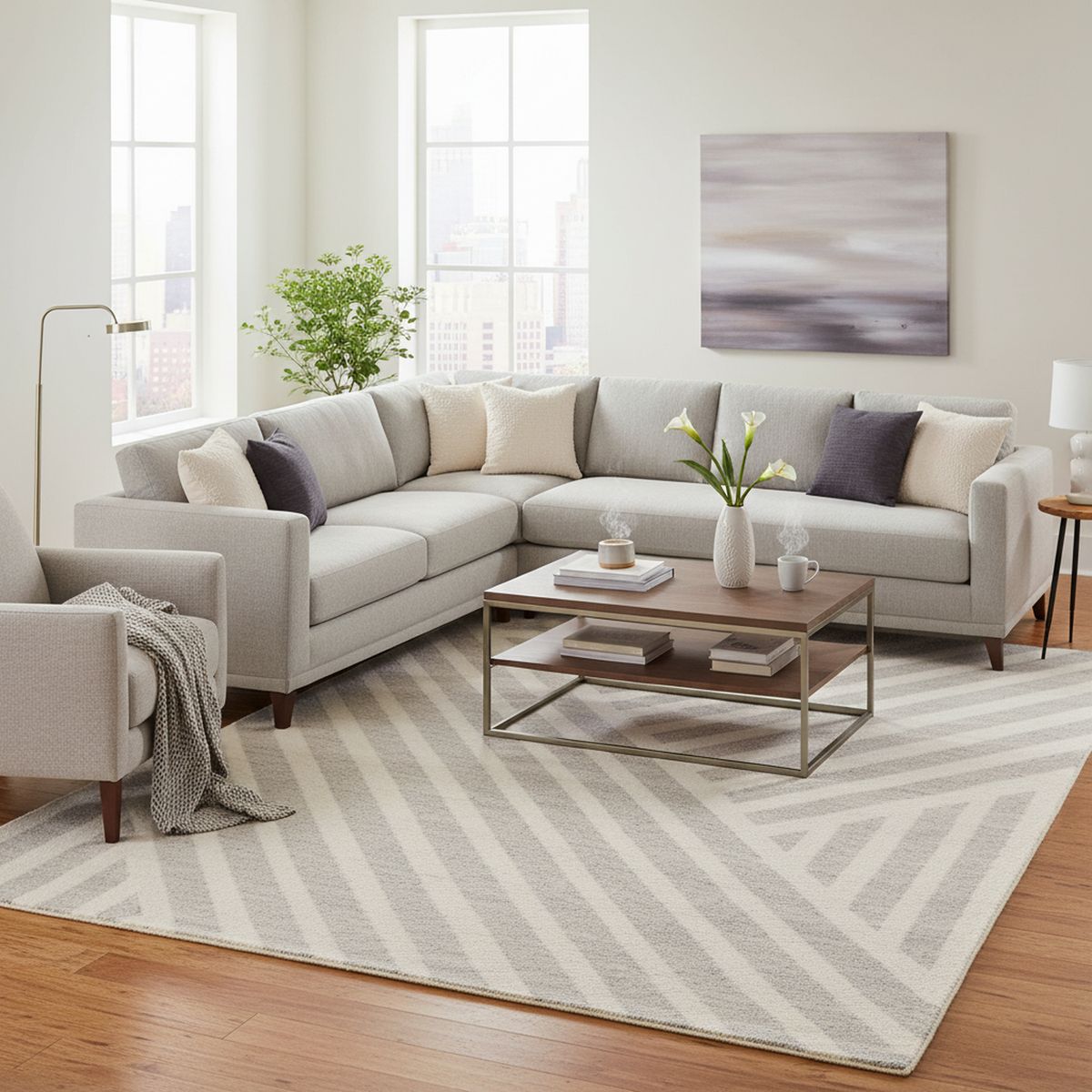 JUST HOME COLLECTION - Alfombra Siroc 200x290 cm Plástico Multicolor