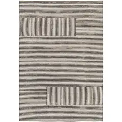 JUST HOME COLLECTION - Alfombra Groove Weave 160x230 cm Café