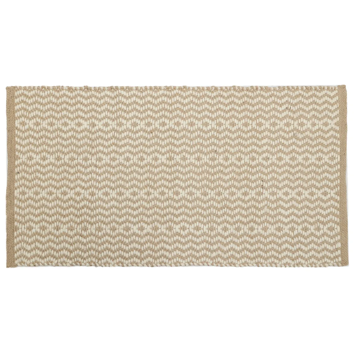 JUST HOME COLLECTION - Bajada de Cama Lana 60x110 cm Yute Natural