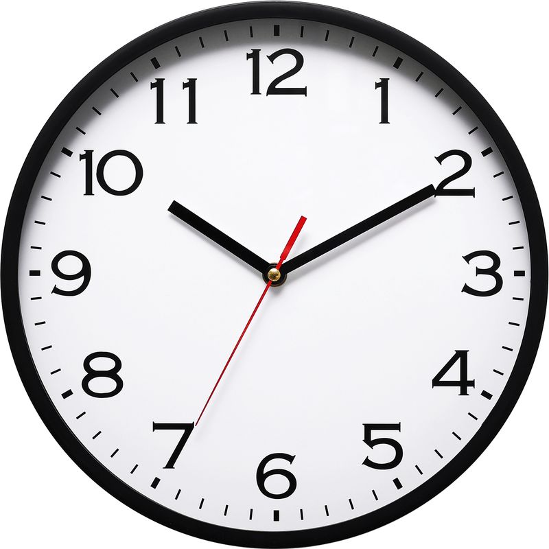 CASA BONITA - Reloj pared 30 cm negro