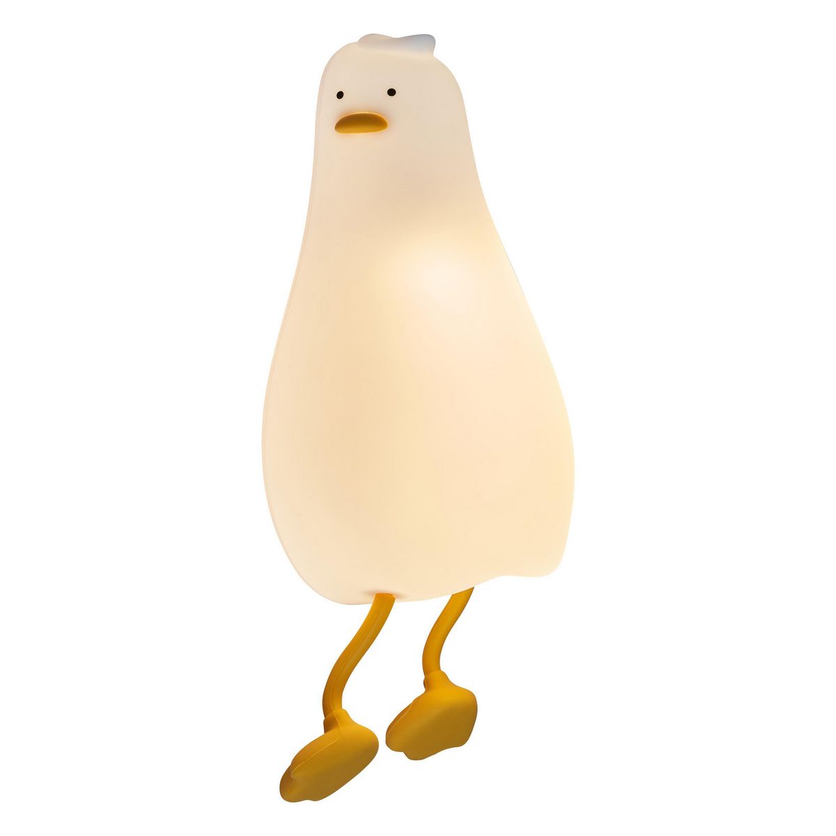 JUST HOME COLLECTION - Lámpara Led Patito Blanco 10.3x6.2 cm