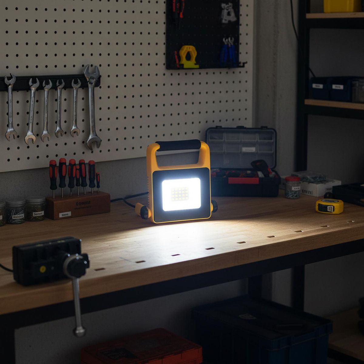 HALUX - Reflector Led Recargable 10 W IP 54 600 lm Luz Fría